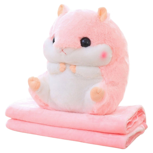 Hamster de plus cu patura, 100 x 90 cm, roz, Lean 27931