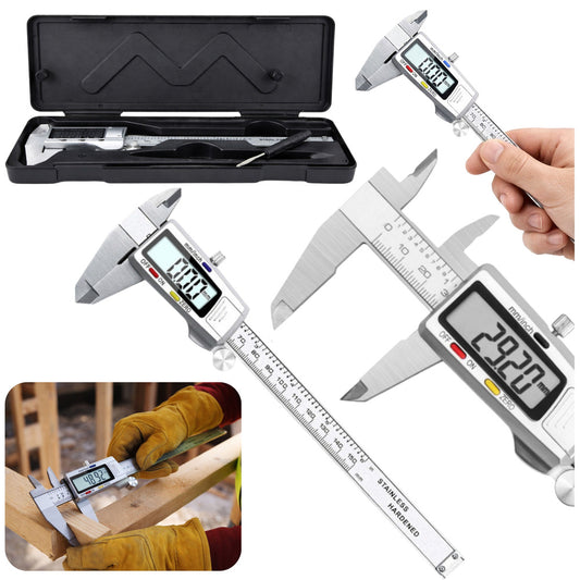 Subler digital cu afisaj LCD, 150 mm, Lean 29277