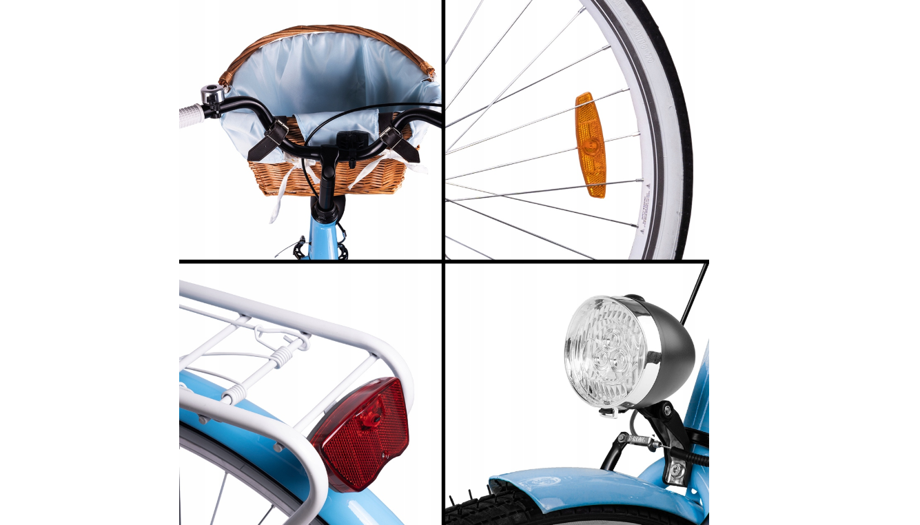 Bicicleta de oras cu cos pentru femei, diametru roata 28", diametru cadru 18", albastru, MalTrack 110545