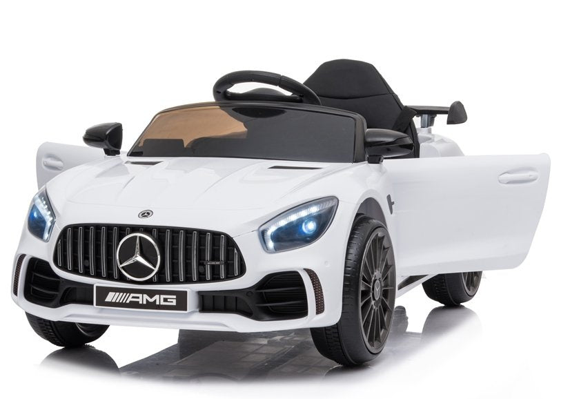 Masina electrica Mercedes AMG GT R, alb, Lean 6479