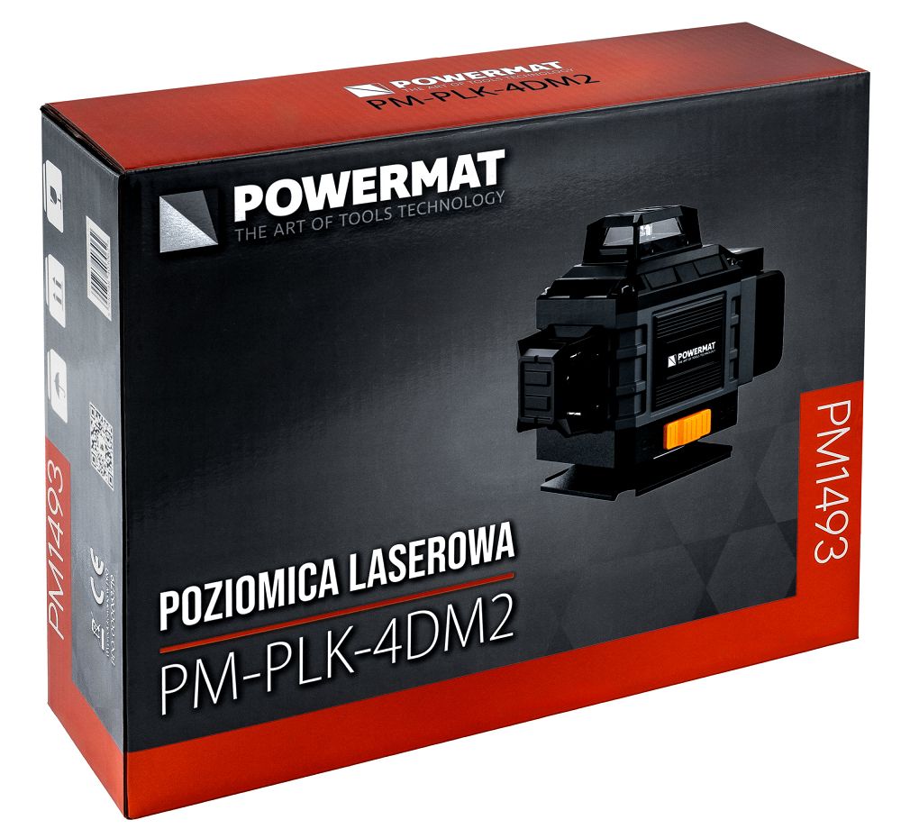 Nivela laser in cruce PM-PLK-4DM2, Powermat PM1493