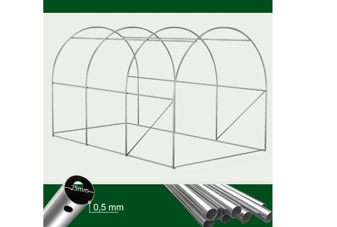 Sera de gradina Sunwaal, 2,5 x 3 x 2 m, MalTec 111368