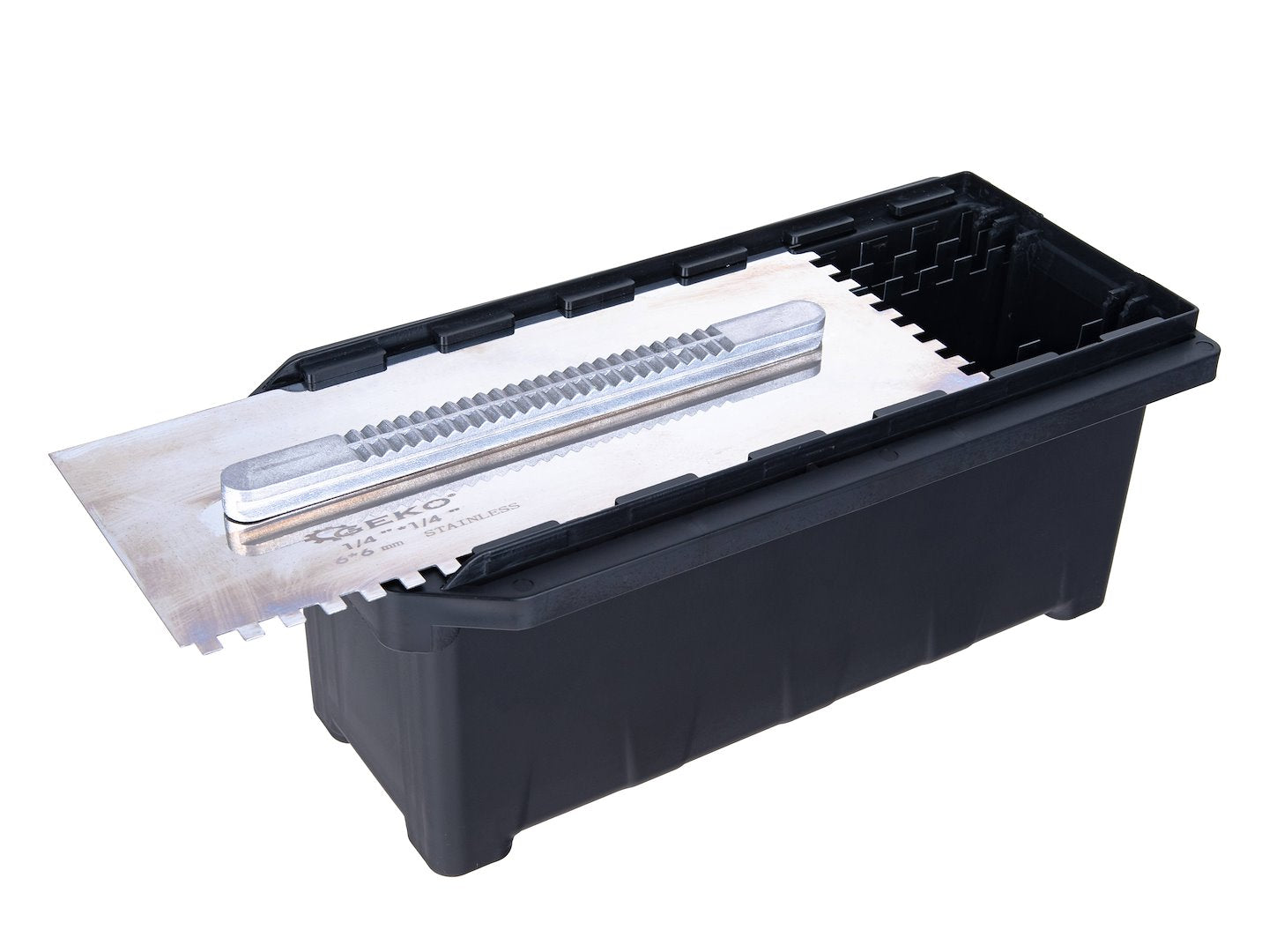 Set gletiere dintate, 280 x 115 mm, 8 bucati, Geko G02288