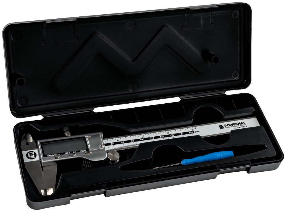 Subler electronic cu afisaj LCD PM-SUW-150ETN, 0-150 mm, Powermat PM1474