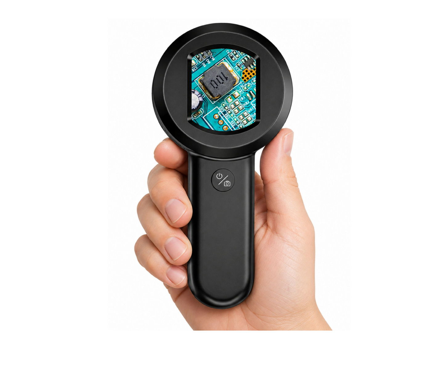 Lupa digitala portabila cu camera HD, 100 x, ecran IPS, 8 LED-uri, Lean 30719