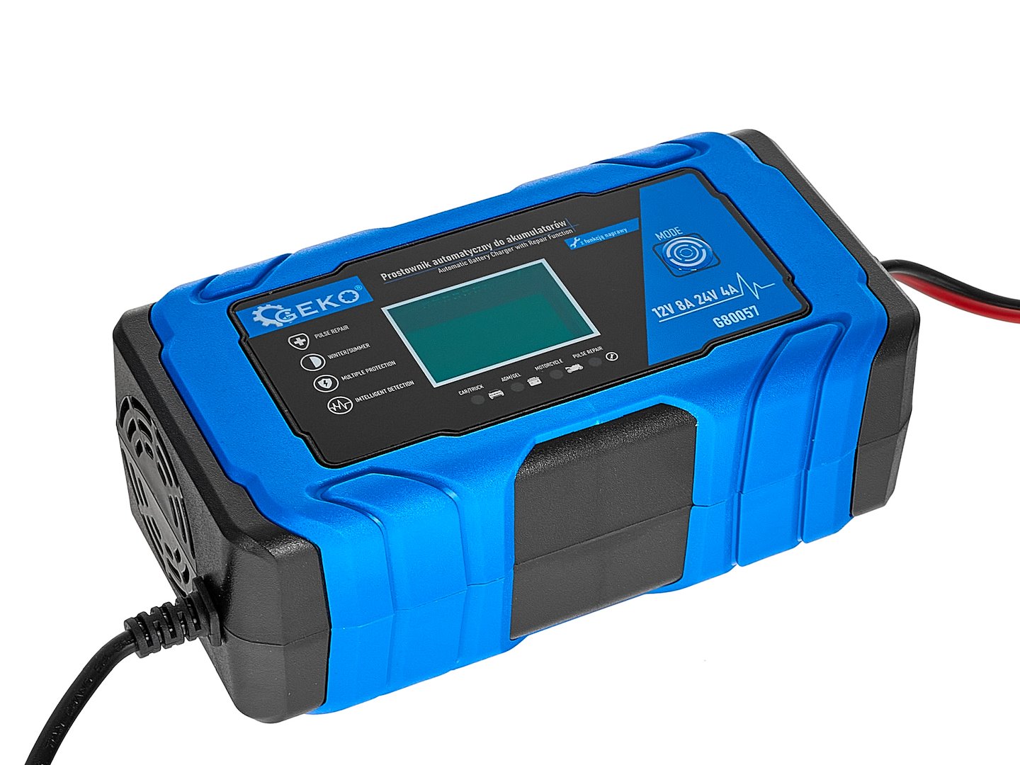 Starter auto multifunctional cu functia de reparare, 12 / 24 V, 8A, Geko G80057