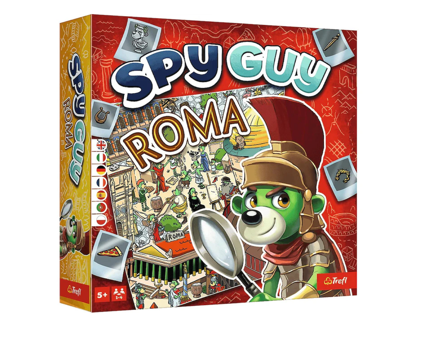 Joc de societate Spy Guy Roma, cooperativ, 1-8 jucatori, multicolor, Lean 27806