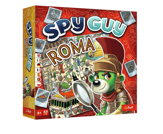 Joc de societate Spy Guy Roma, cooperativ, 1-8 jucatori, multicolor, Lean 27806