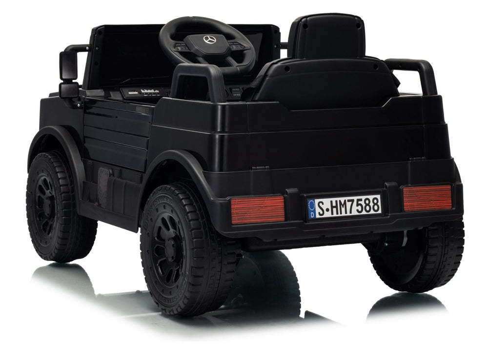 Masinuta electrica Mercedes Unimog HM7588 6V4Ah, negru, Lean 29491