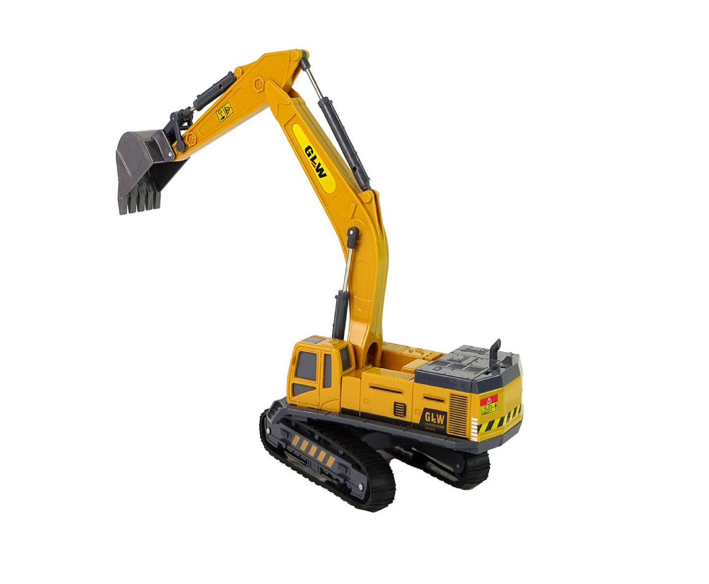 Excavator de jucarie 1:55, galben, Lean 13330
