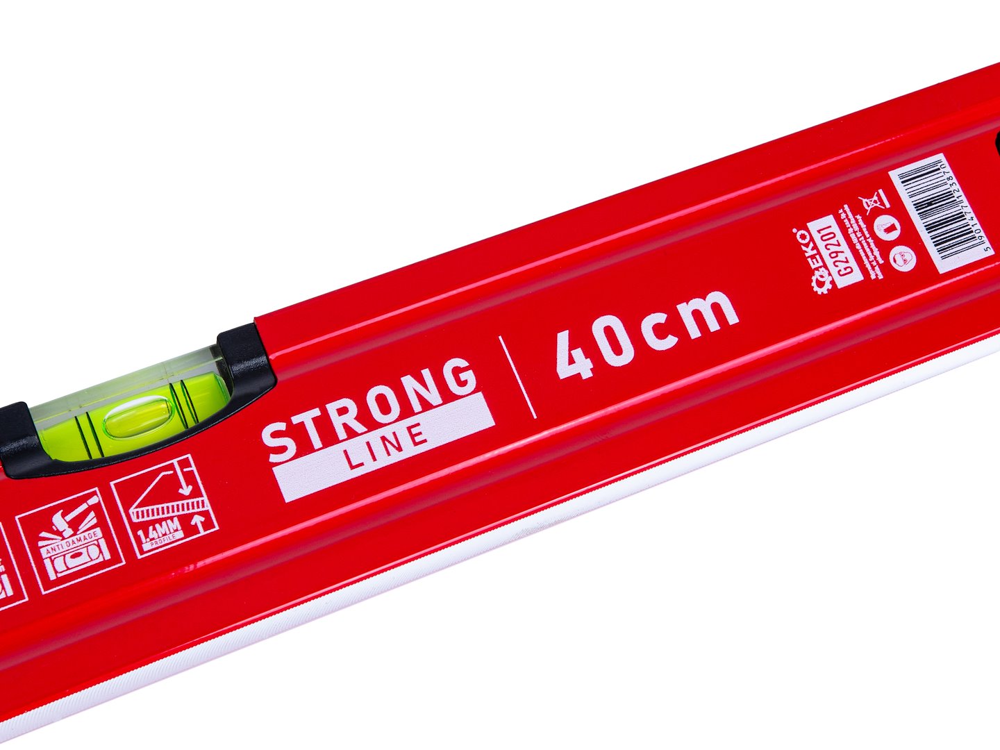 Nivela din aluminiu cu bula Strong Line, 400 mm, Geko G29201