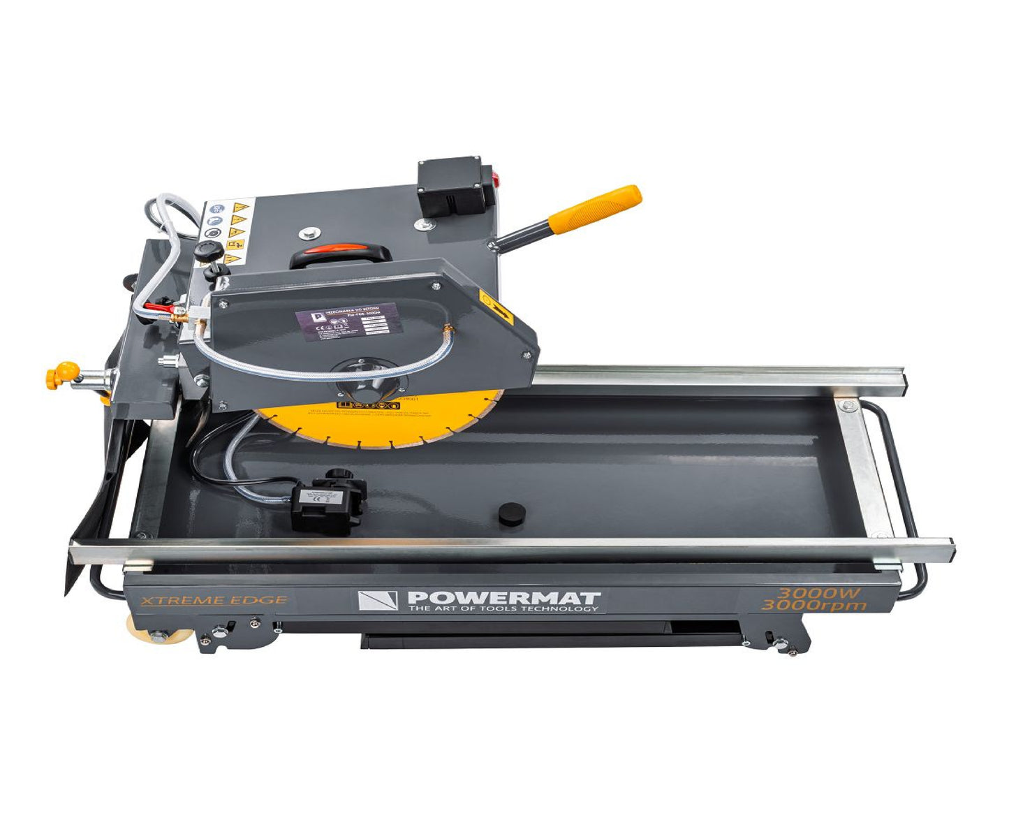 Fierastrau circular cu masa pentru beton si piatra PM-PDB-3000M, 3000 W, 350 mm, Powermat PM1415