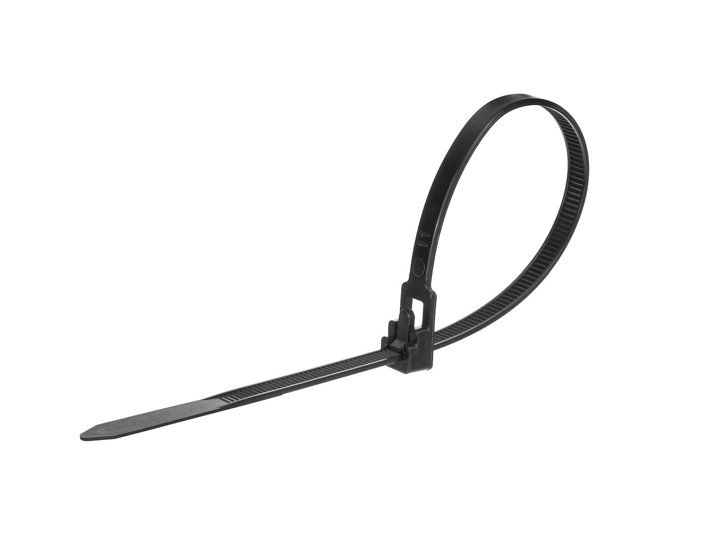 Set legaturi nylon reutilizabile, negru, 4,8x200mm, 100 bucati, Geko G17240