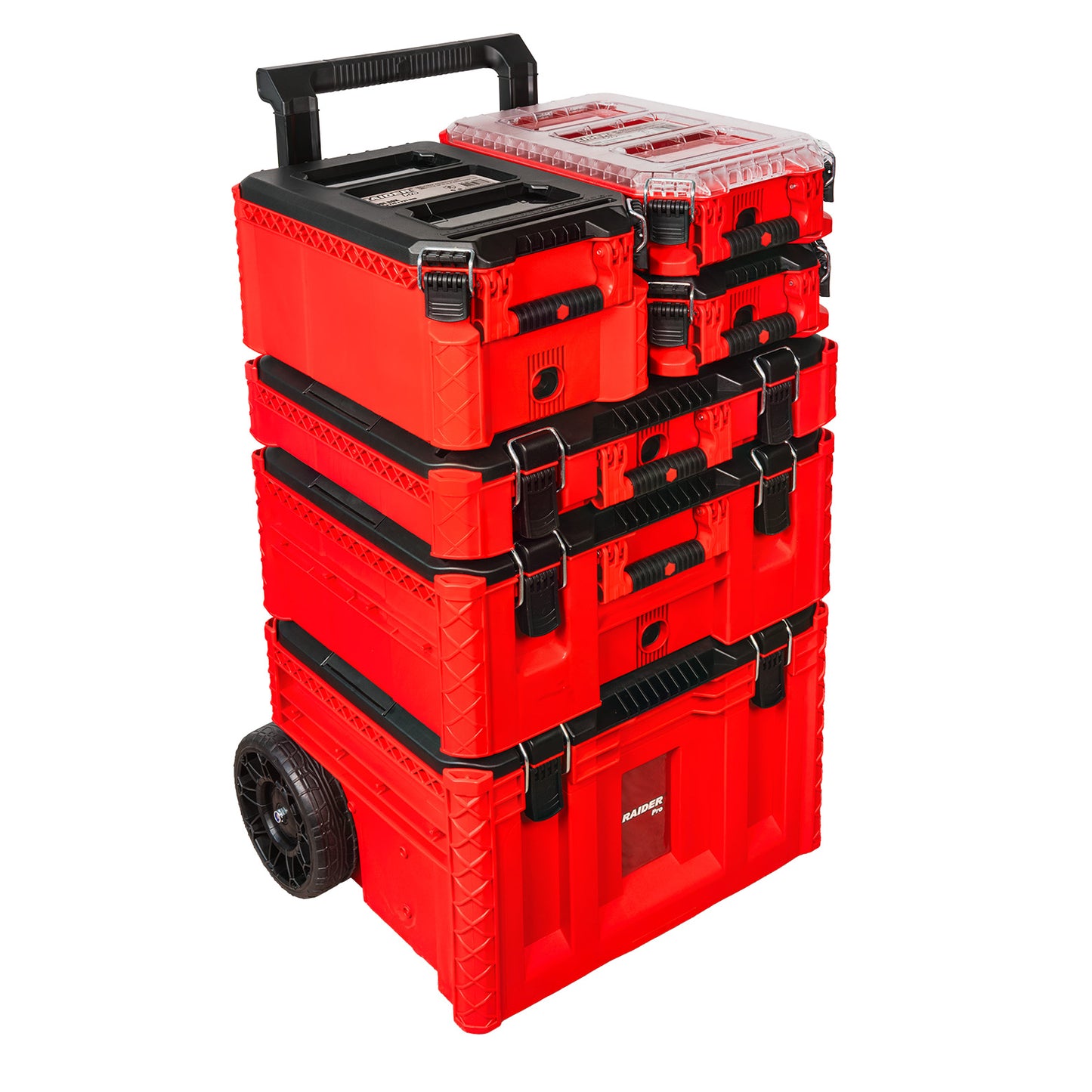 Sistem depozitare modular cu roti RDP-MSS7, 556 x 1120 x 424 mm, Raider 139615