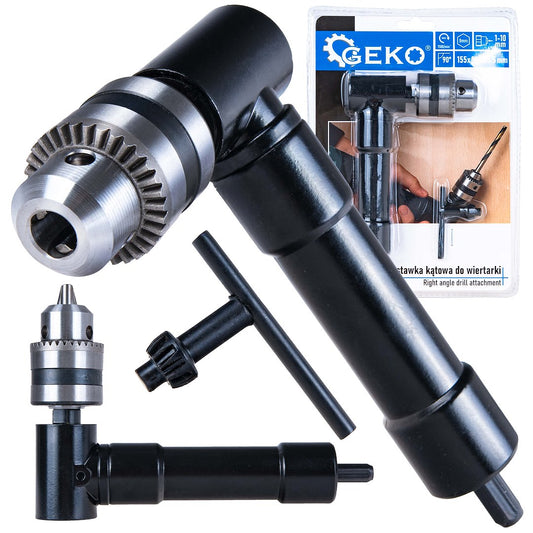 Adaptor unghiular pentru masini de gaurit si insurubat, 1-10 mm, Geko G00554