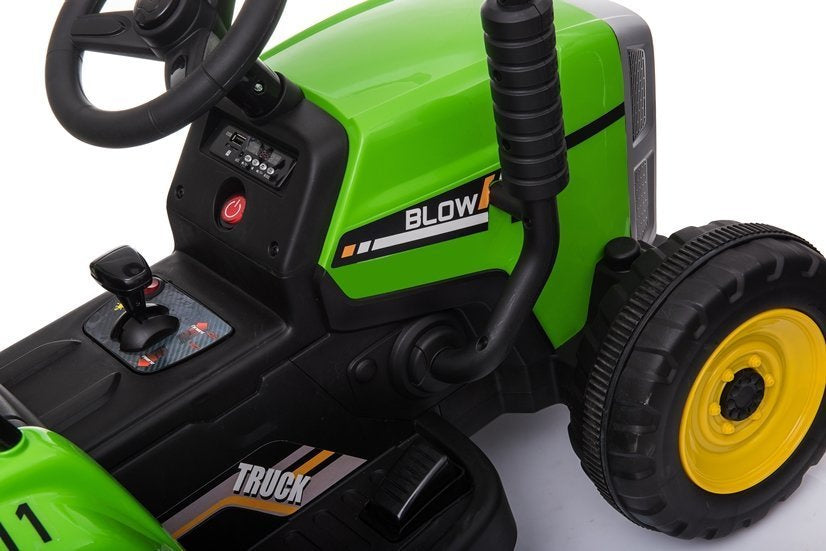 Tractor cu acumulator XMX611, verde, 2 x 45 W, Lean 5337