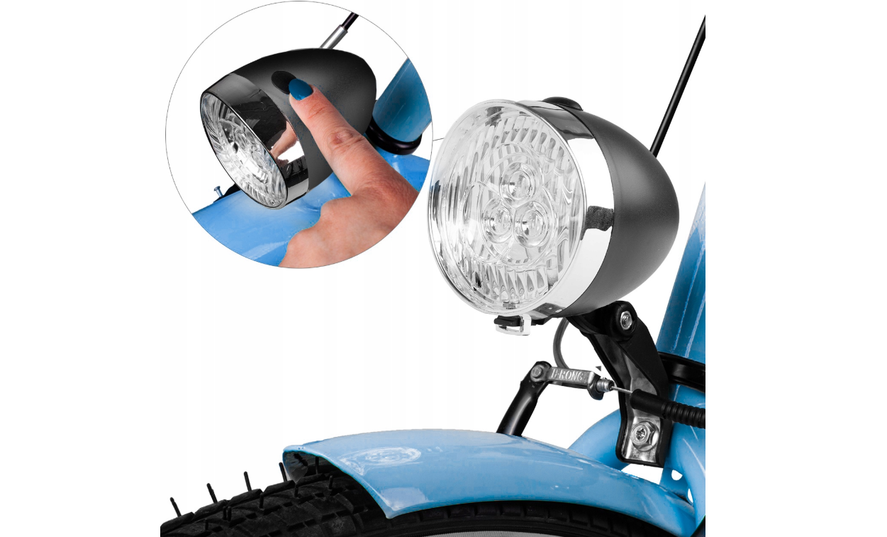 Bicicleta de oras cu cos pentru femei, diametru roata 28", diametru cadru 18", albastru, MalTrack 110545