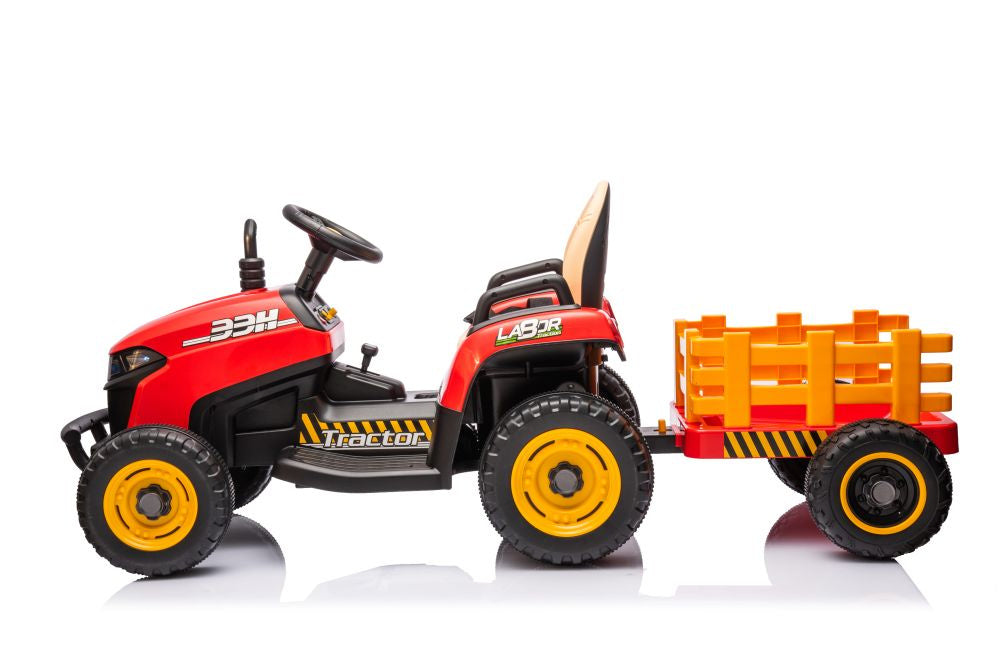 Tractoras electric cu baterie BBH-030, rosu, Lean 19779
