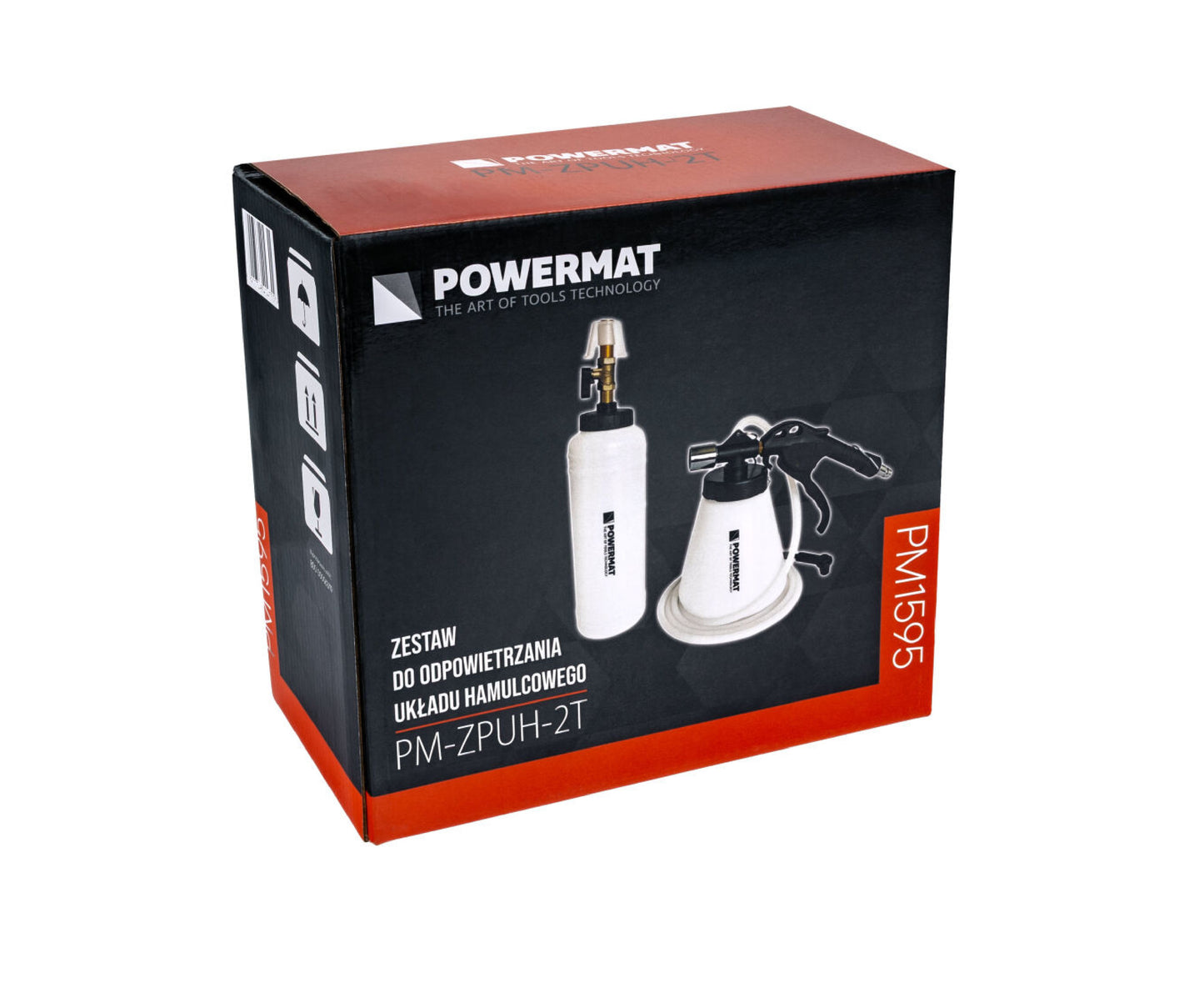 Kit aerare si inlocuire lichid frana PM-ZPUH-2T, 0.71 1 / 1 l, Powermat PM1595