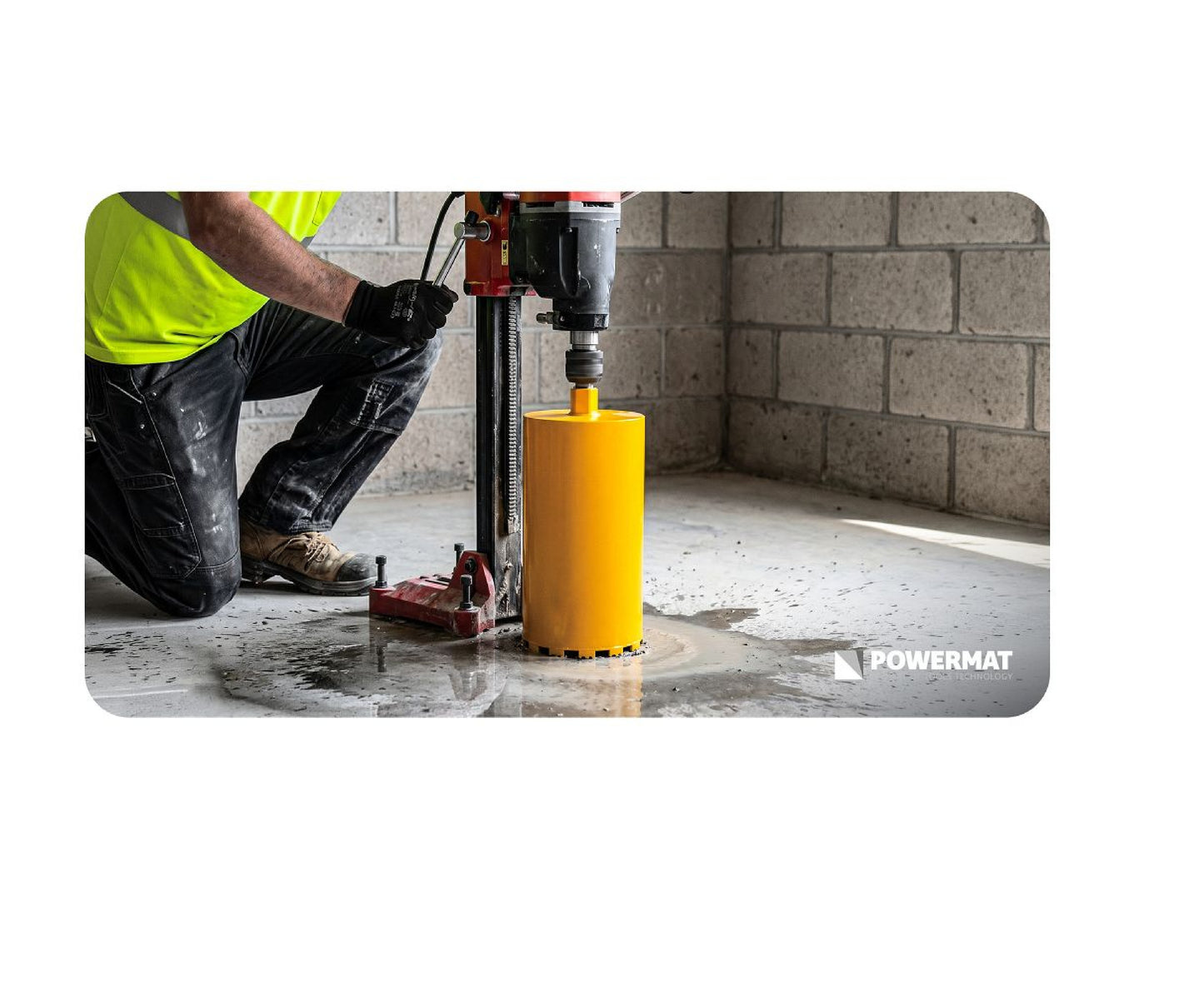 Carota diamantata pentru beton PM-DWK-230x450M, 1 1 / 4", 230 mm, Powermat PM1564