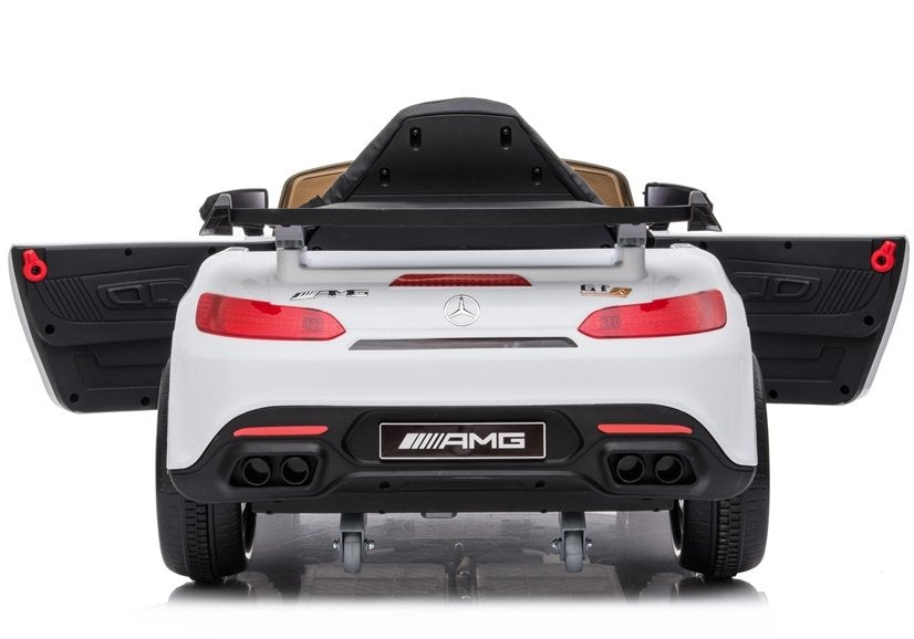 Masina electrica Mercedes AMG GT R, alb, Lean 6479