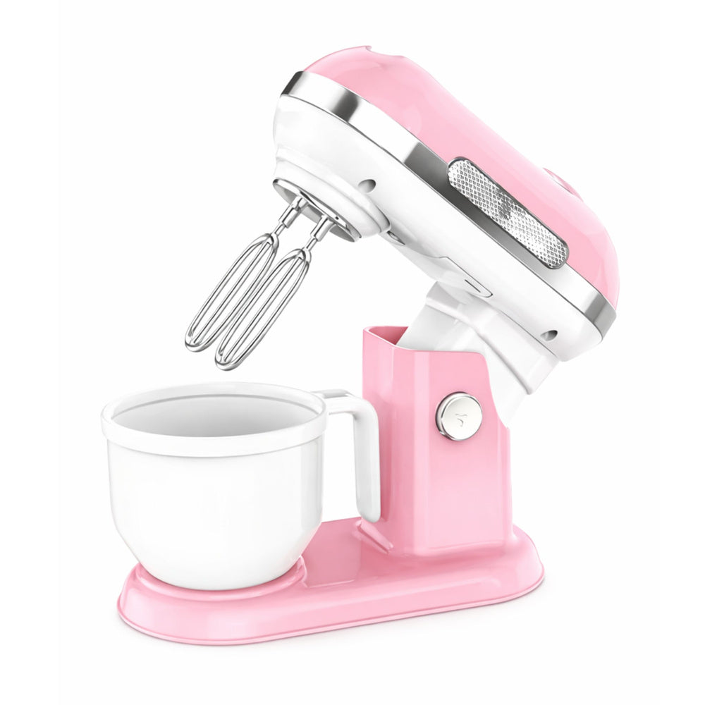 Set mini electrocasnice de jucarie cu efecte sonore si luminoase, roz, Lean 31188