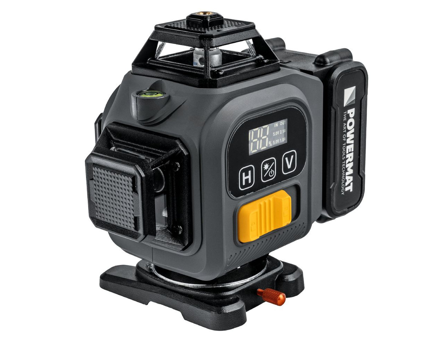 Nivela laser in cruce cu acumulator PM-PLK-4DM3, 4.2 V, Powermat PM1494