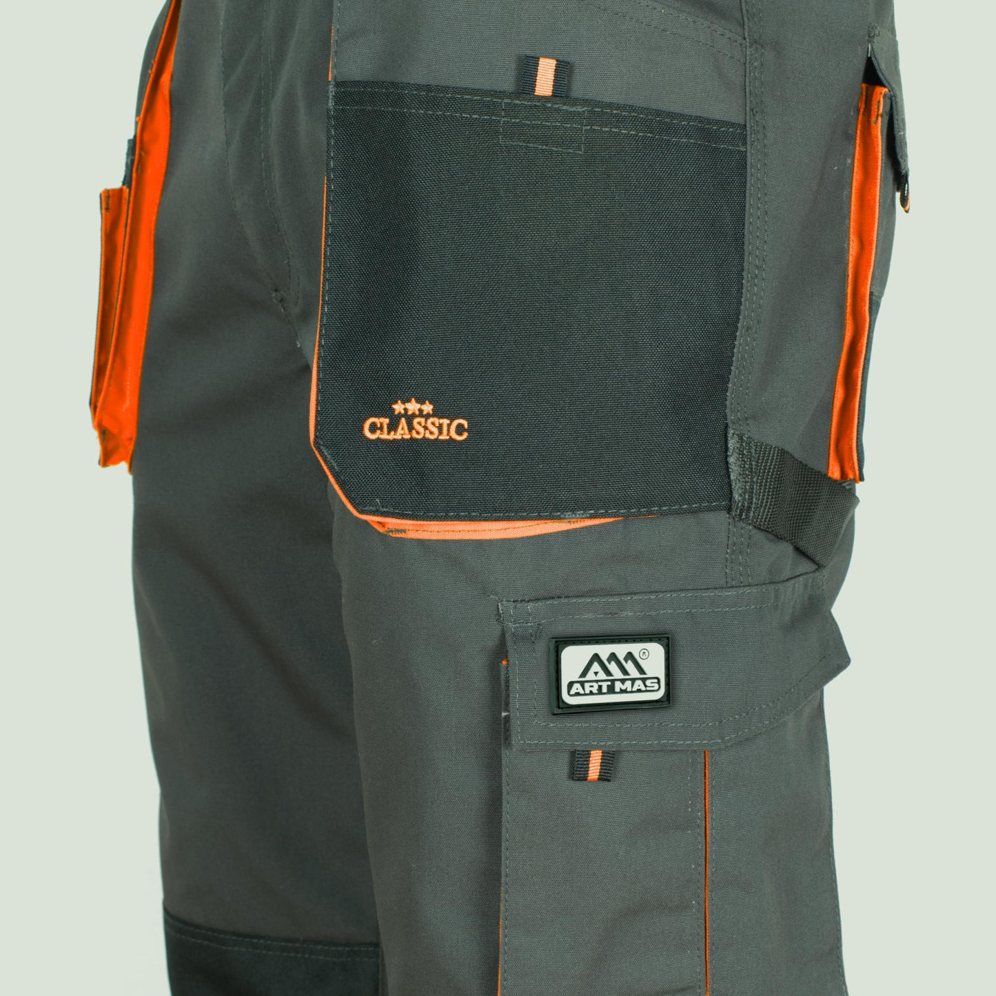 Pantaloni de lucru Classic Orange, marimea 50, Artmas ART709597