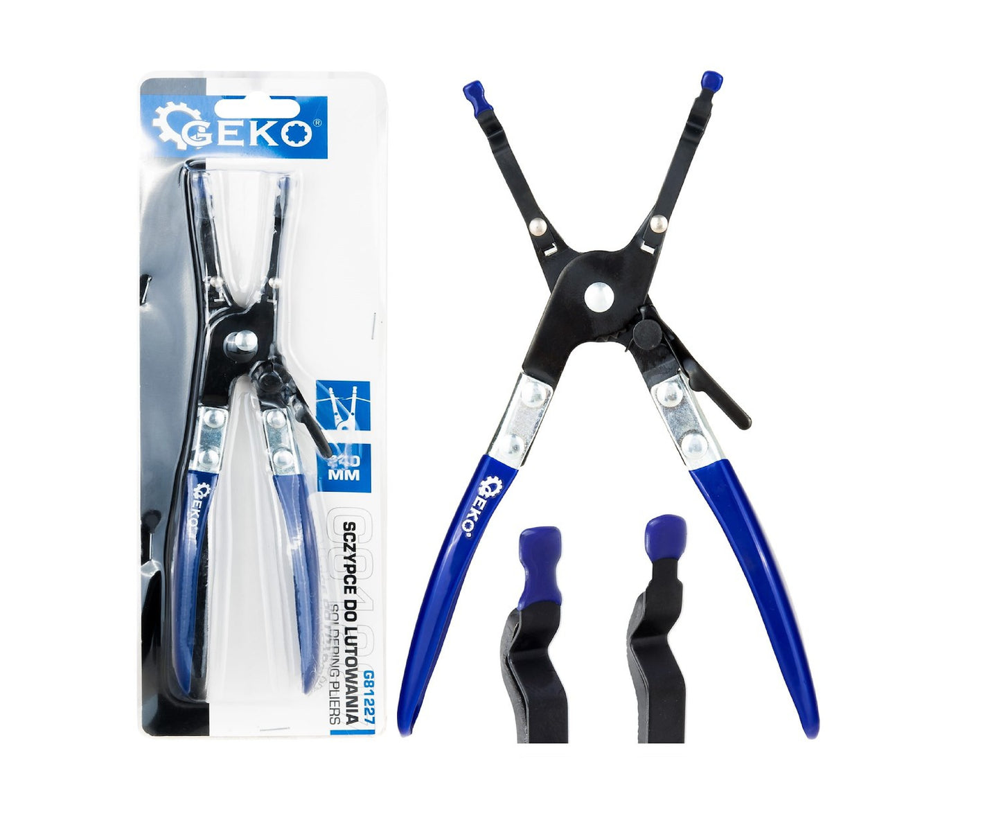 Cleste auxiliar pentru lipirea firelor, 240 mm, Geko G81227