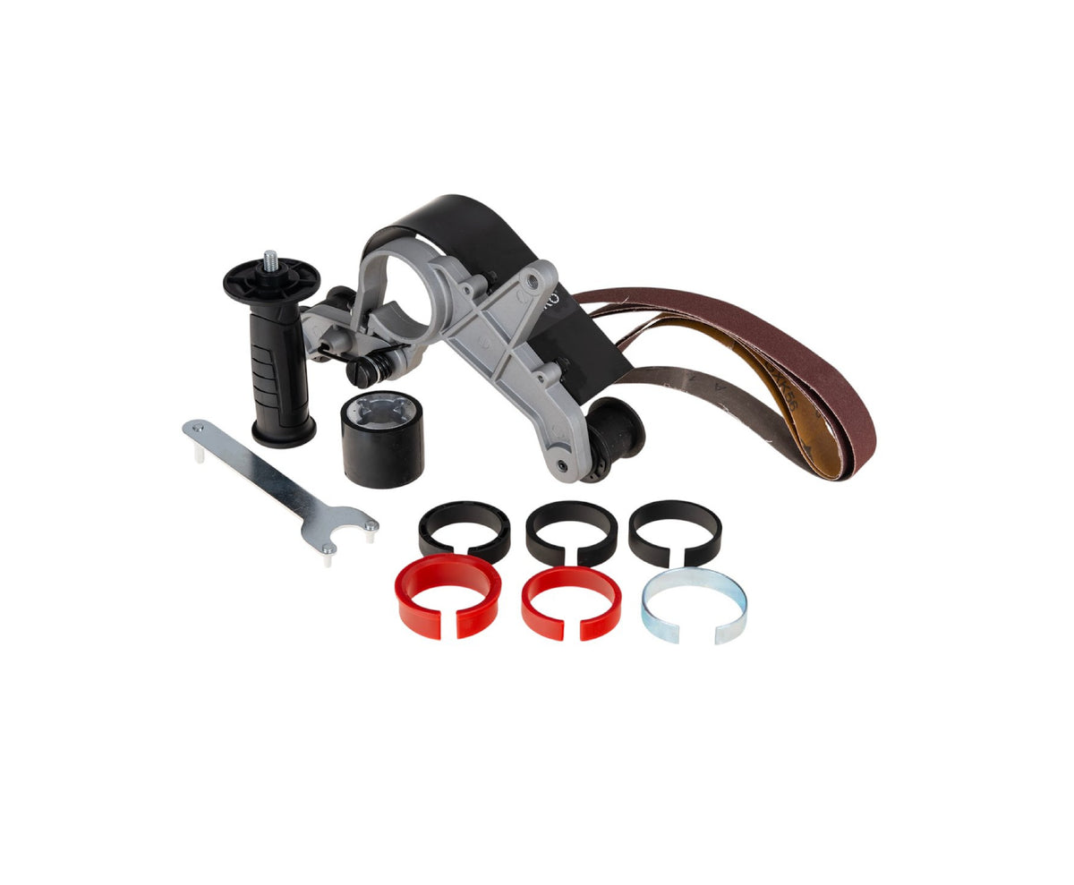 Adaptor cu banda abraziva pentru polizor unghiular, slefuire si lustruire, Geko G80286