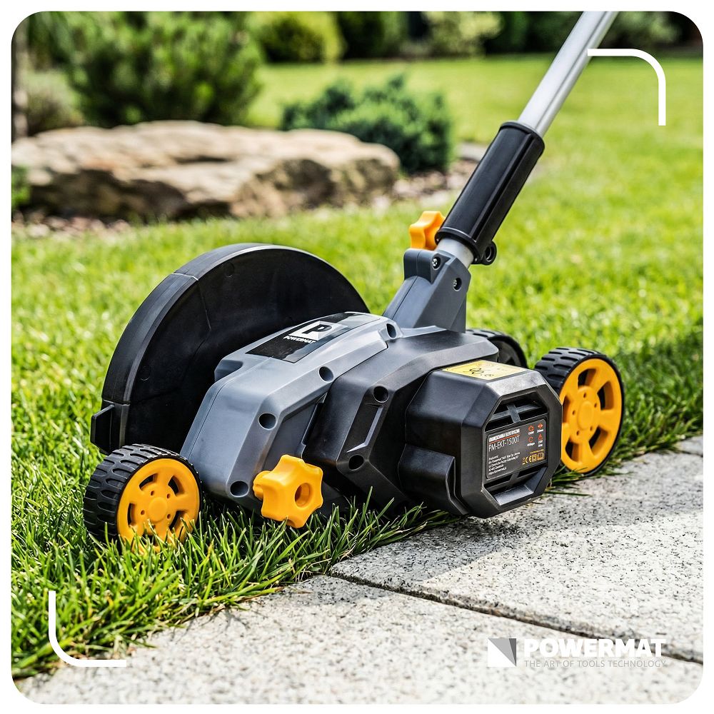 Masina pentru curatare rosturi pavele si taiere margini gazon PM-EKT-1500T, 1500 W, Powermat PM1515