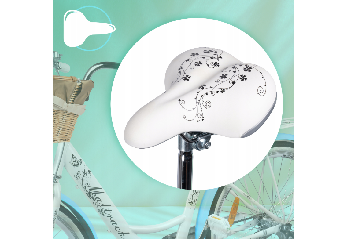 Bicicleta de oras dama  26x1,75, albastru mare, 17 kg, capacitate maxima 120 kg, MalTrack  111661