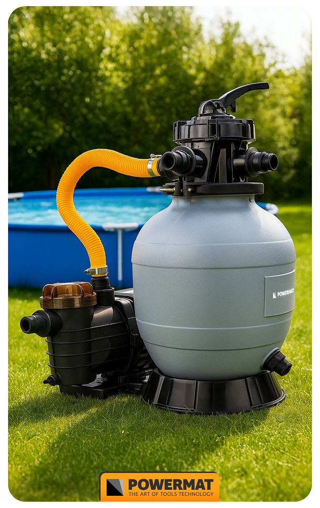 Pompa de apa pentru piscina PM-PPDB-400J, 400 W, Powermat PM1351