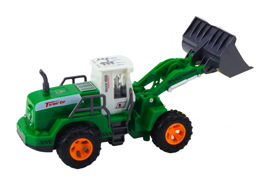 Excavator cu telecomanda RC, verde, Lean 21054