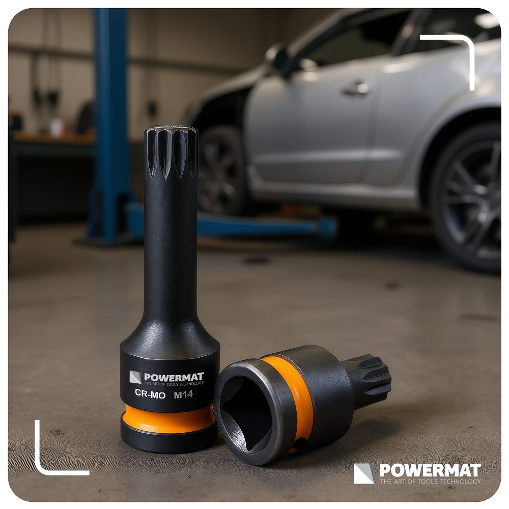 Set chei tubulare de impact PM-ZNU-1418T, 6 bucati, Powermat PM1381