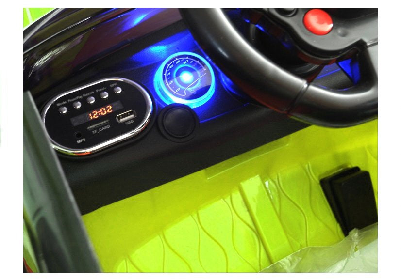 Masinuta electrica Road Racer, verde, Lean 2828