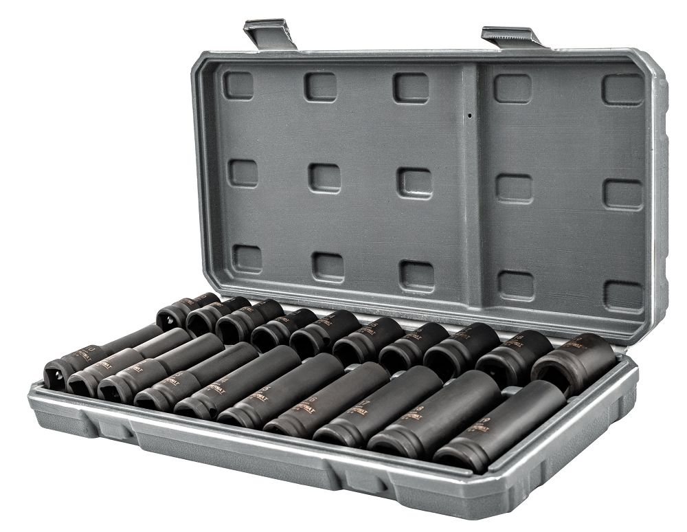 Set chei tubulare de impact PM-ZNU-1019T, 20 bucati, Powermat PM1385