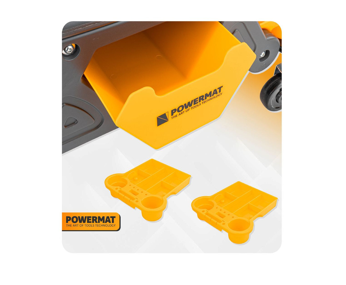 Scaun pentru atelier PM-SWA-200T, 46 × 25,5 cm, Powermat PM1454