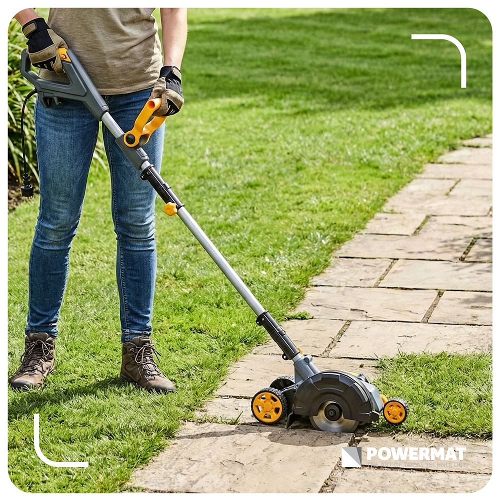 Masina pentru curatare rosturi pavele si taiere margini gazon PM-EKT-1500T, 1500 W, Powermat PM1515