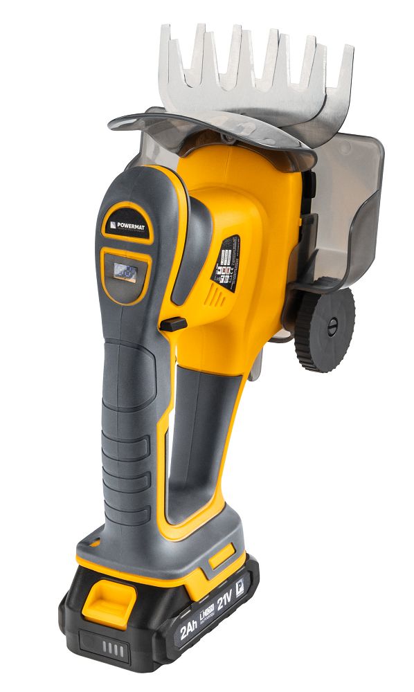Foarfeca electrica pentru arbusti si gard viu cu acumulator PM-ANTK-21VM, 2 Ah, 21 V, Powermat PM1630