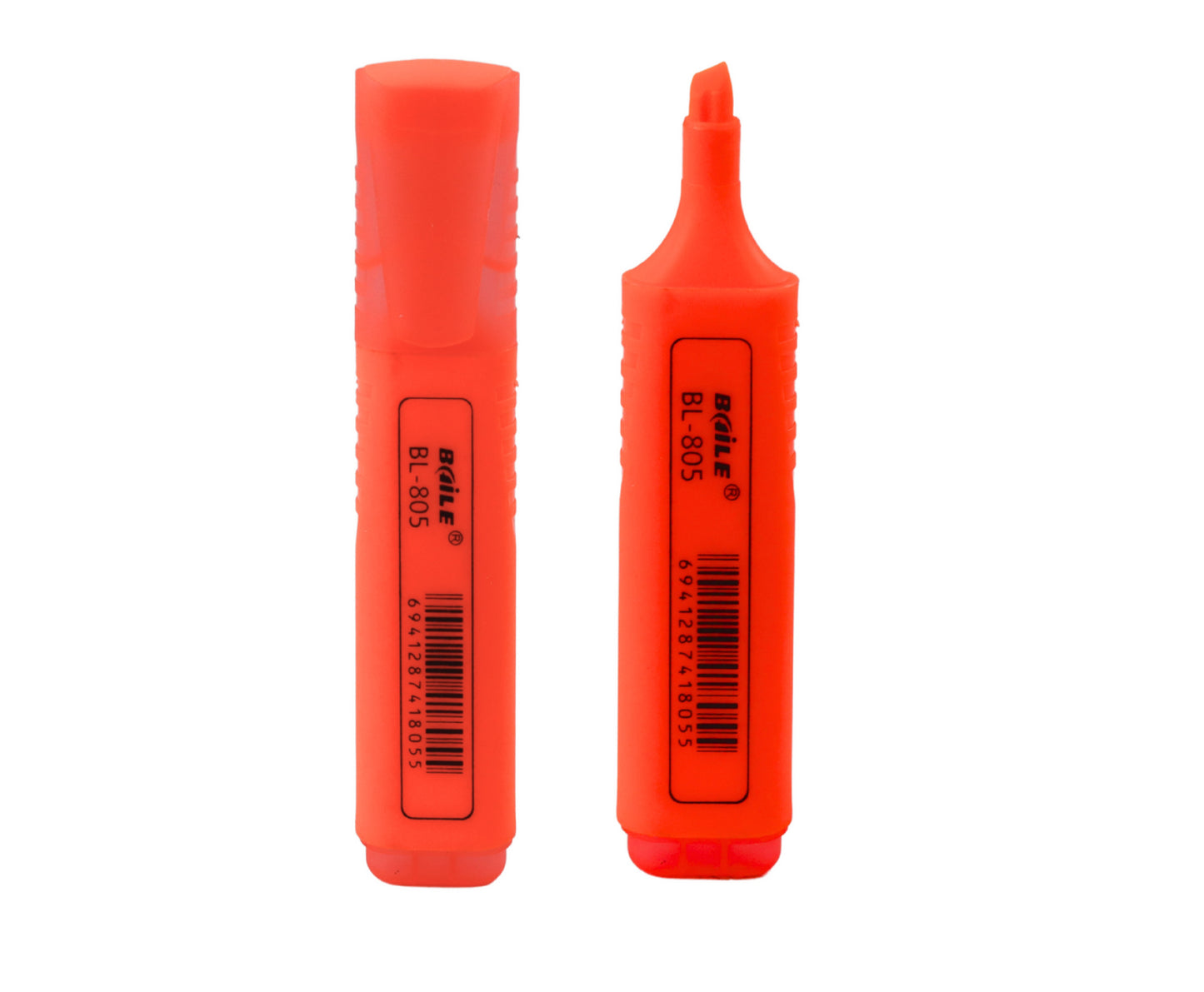 Marker evidentiator pentru notite, portocaliu neon, Lean 21516