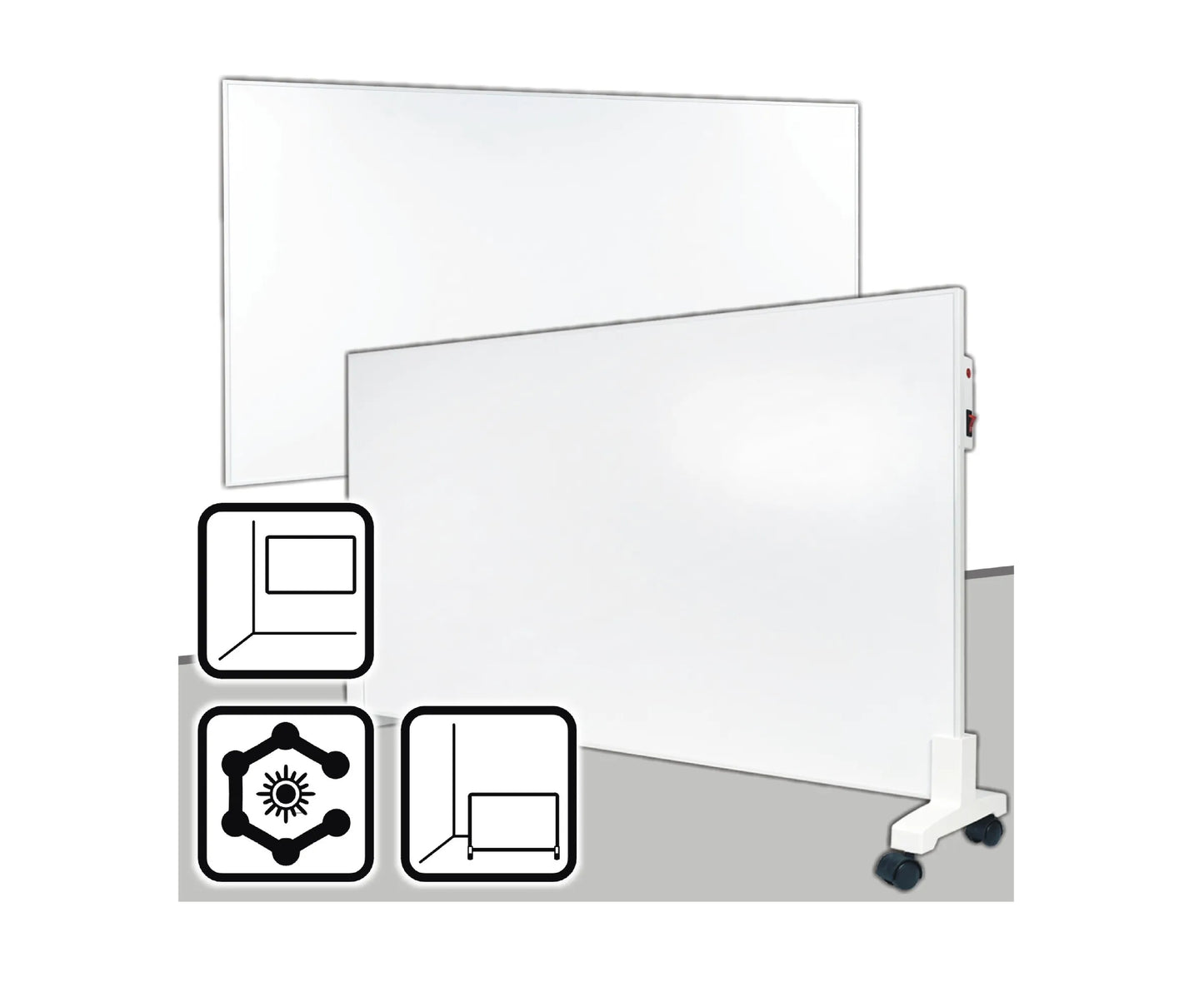 Panou radiant cu infrarosu Wertberg IR 1.08 770W + Priza Inteligenta WiFi Tuya - Incalzire eficienta, consum redus, Smart Home, Harder HD1644