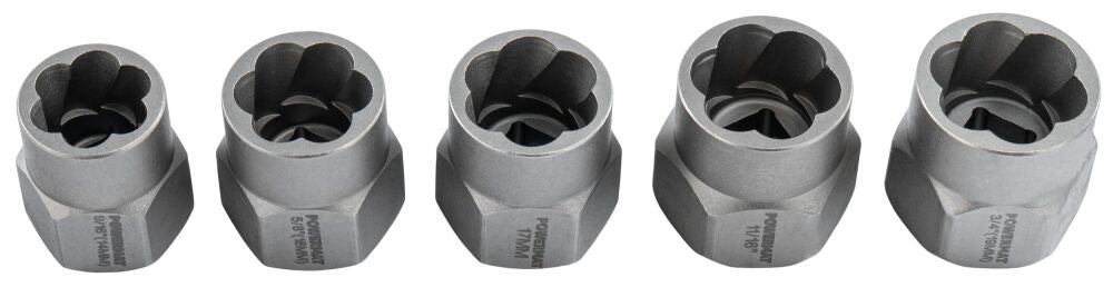 Kit extractoare pentru indepartarea suruburilor PM-ZPWN-26T, 26 bucati, Powermat PM1617