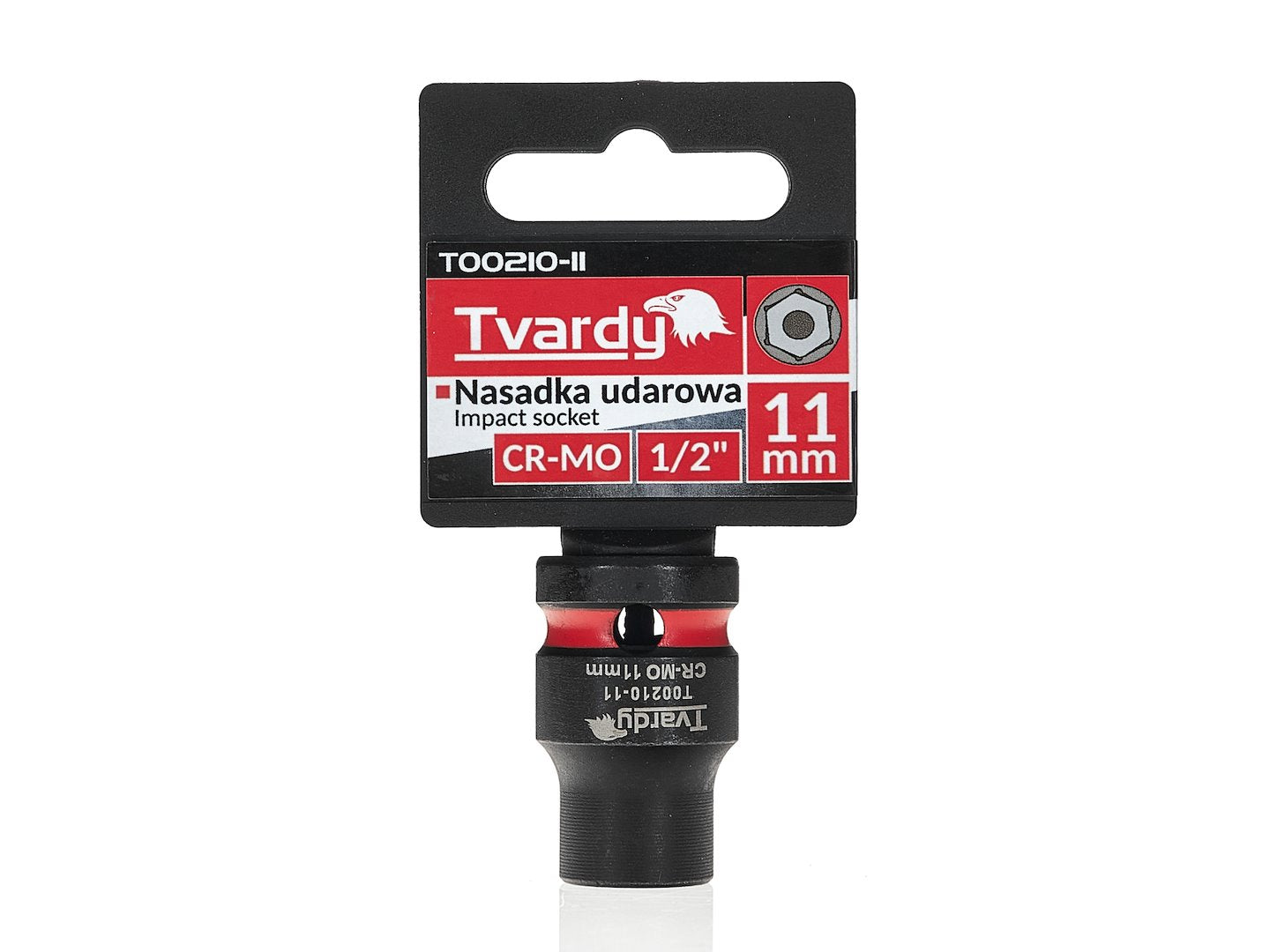 Cheie tubulara de impact in 6  puncte 1 / 2", 11 mm, Tvardy T00210-11