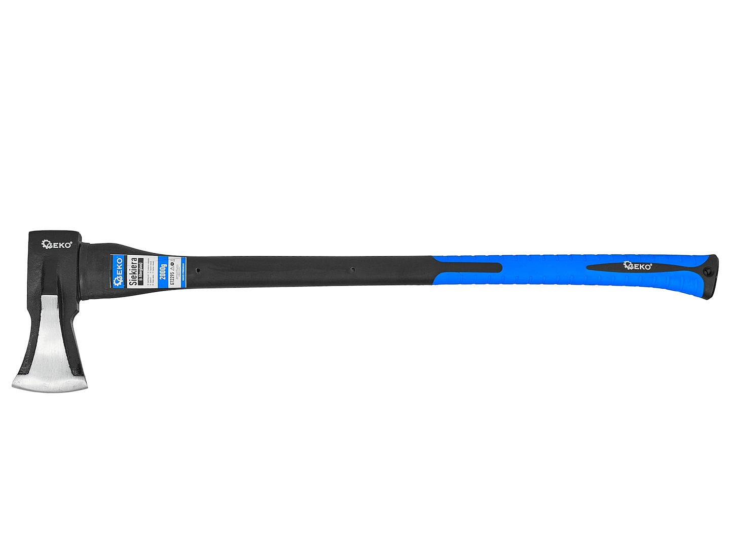 Set topoare pentru despicat, 600 g / 1250 g / 2000 g, 3 bucati, Geko G72295