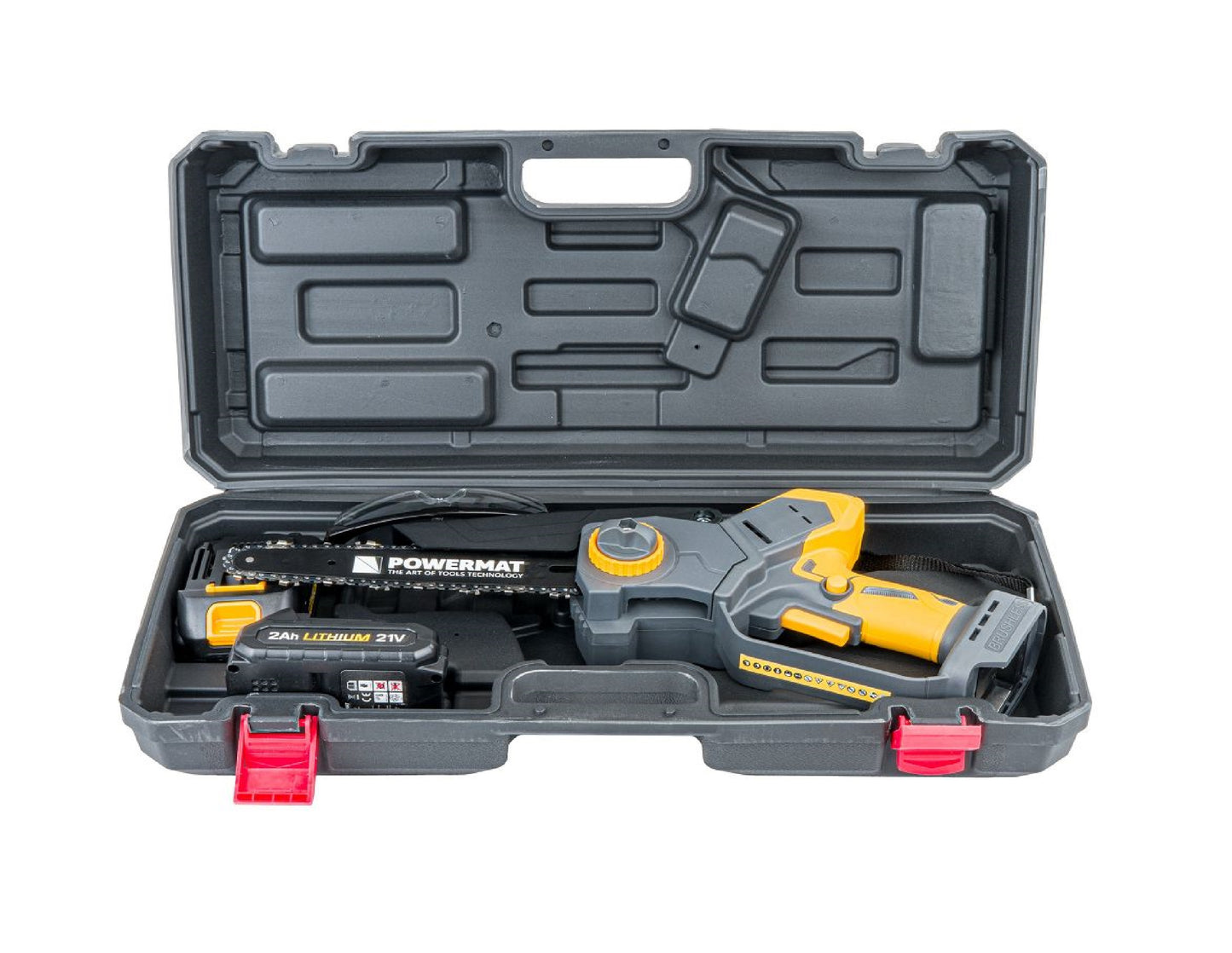 Fierastrau electric cu acumulator PM-MPA-2AHM, 21 V, Powermat PM1335