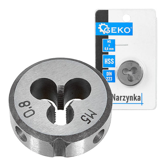 Filiera M5 x 0,8mm, Geko G38349