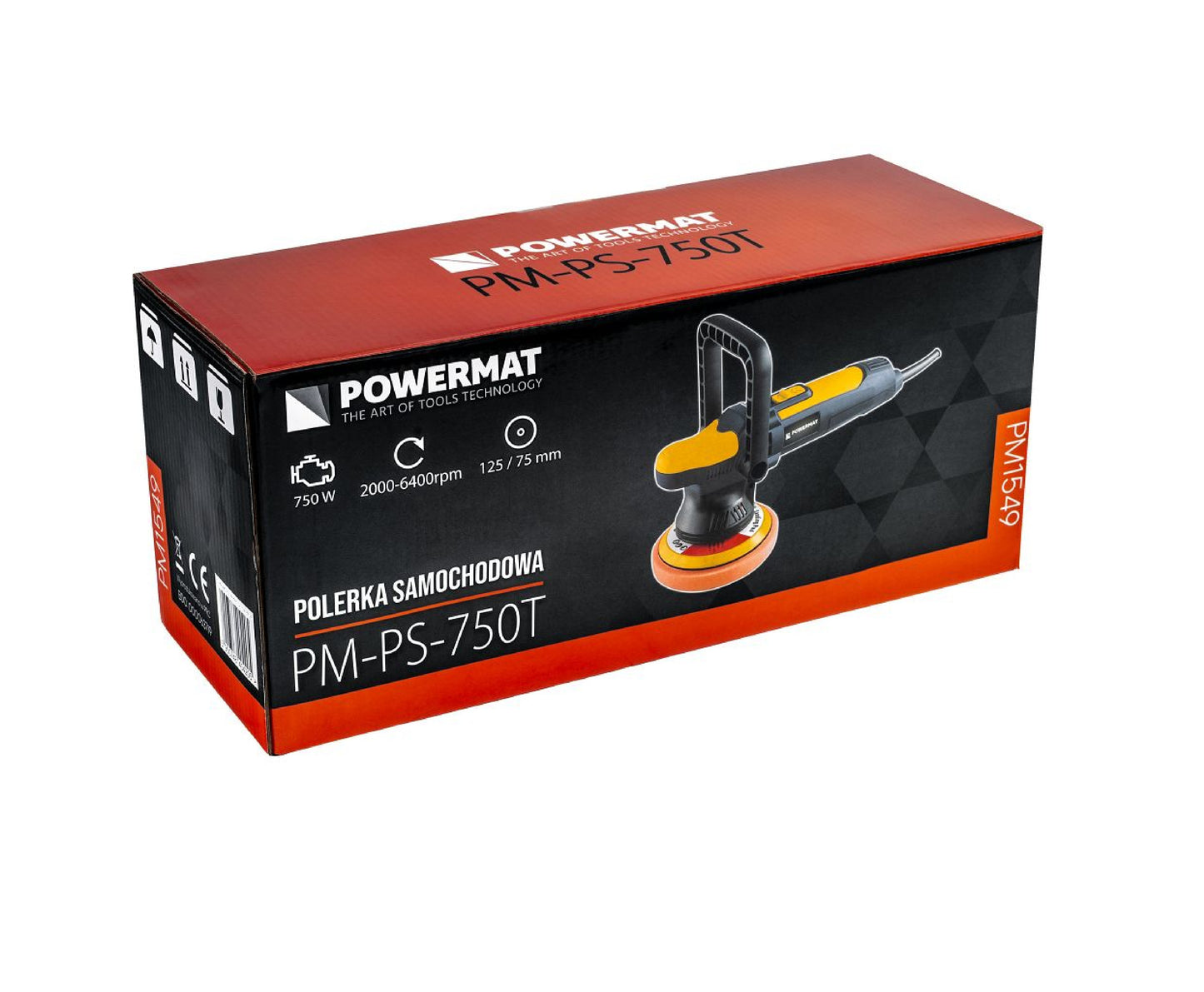 Masina de polisat auto PM-PS-750T, 125/75mm, 750 W, Powermat PM1549