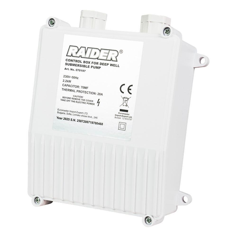 Panou de comanda pentru pompa de adancime, 2.2 kW, Raider 070197