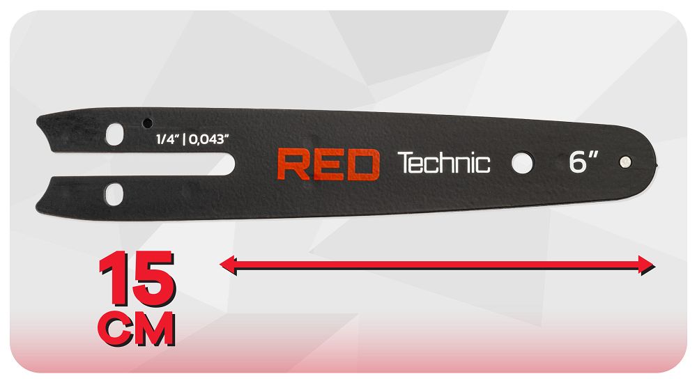 Lama de ghidaj cu lant pentru fierastrau electric, 6", Red Technic RTPR0162